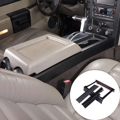 Matte Black Interior Gear Shift Panel Side Trim Cover For Hummer H2 2003-2007 2