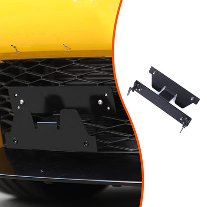 Carbon Steel Front Grille License Plate Bracket For Toyota Supra A90 2019+ US 17