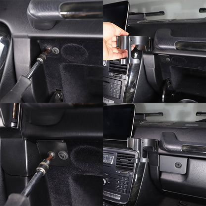 Center Console Cup Holder & Phone Mount Stander For Mercedes G-Class 2007-18 US 4