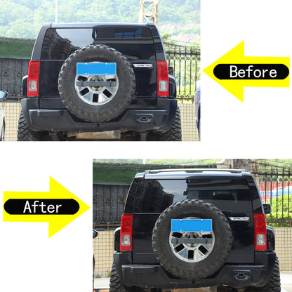2pcs Glossy Black Window Pillar Posts Door Trim Cover For Hummer H3 2005-09 US 18
