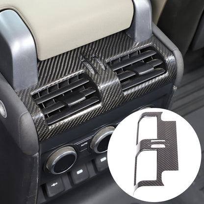 Real Carbon Fiber Rear Air Outlet Vent Panel Trim Cover For LR Defender 2020-24 17