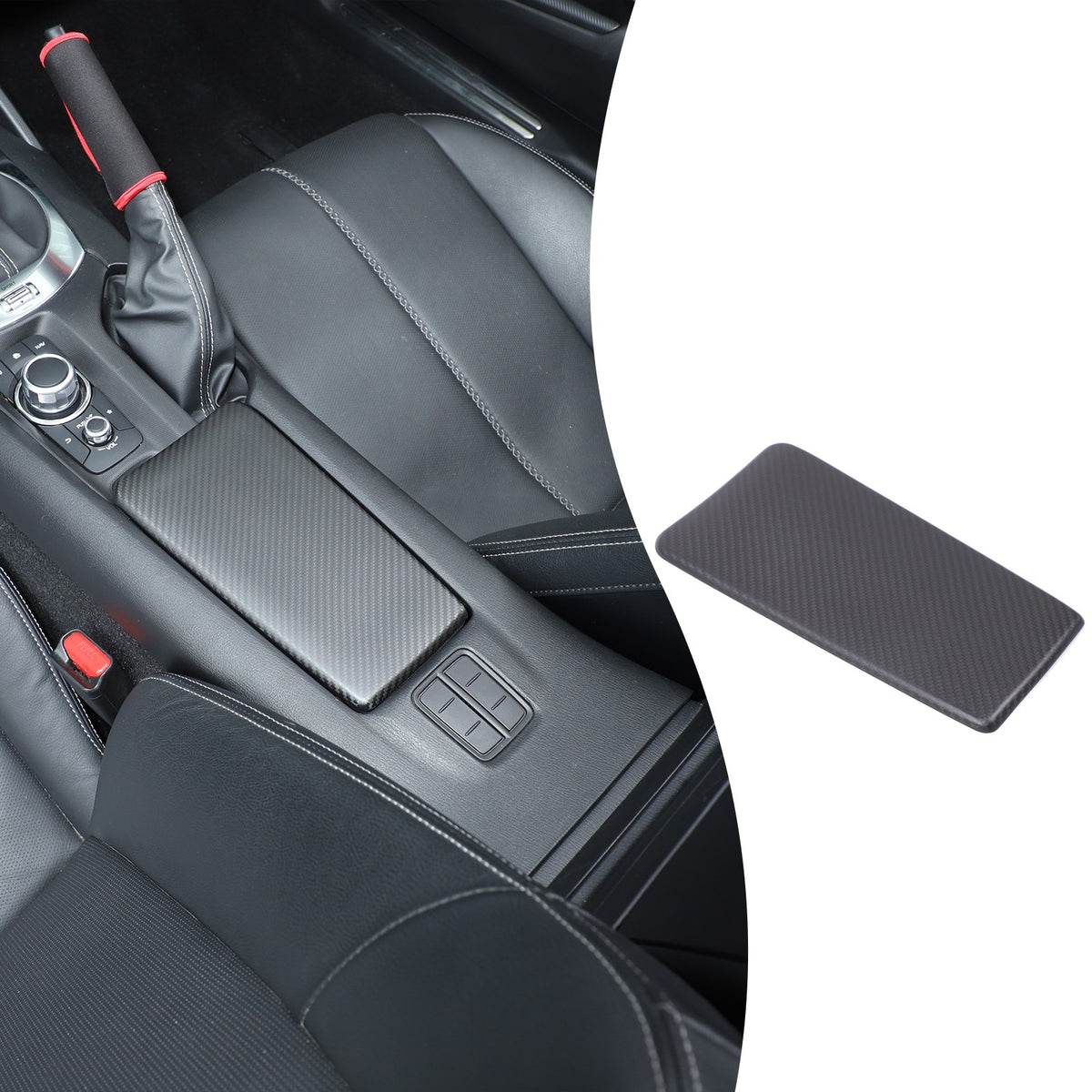 Matte Real Dry Carbon Fiber Interior Full Trim For Mazda MX-5 Miata 2016-2026 48