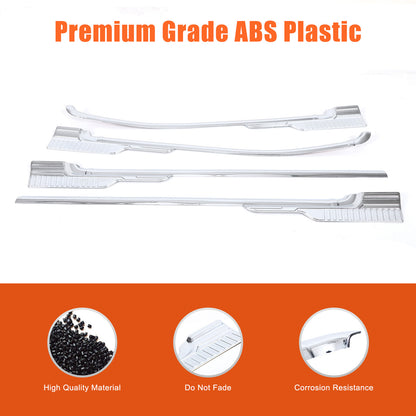 Silver Exterior Window Bottom Sill Trim Strip For Toyota Tacoma 2015-2022 8