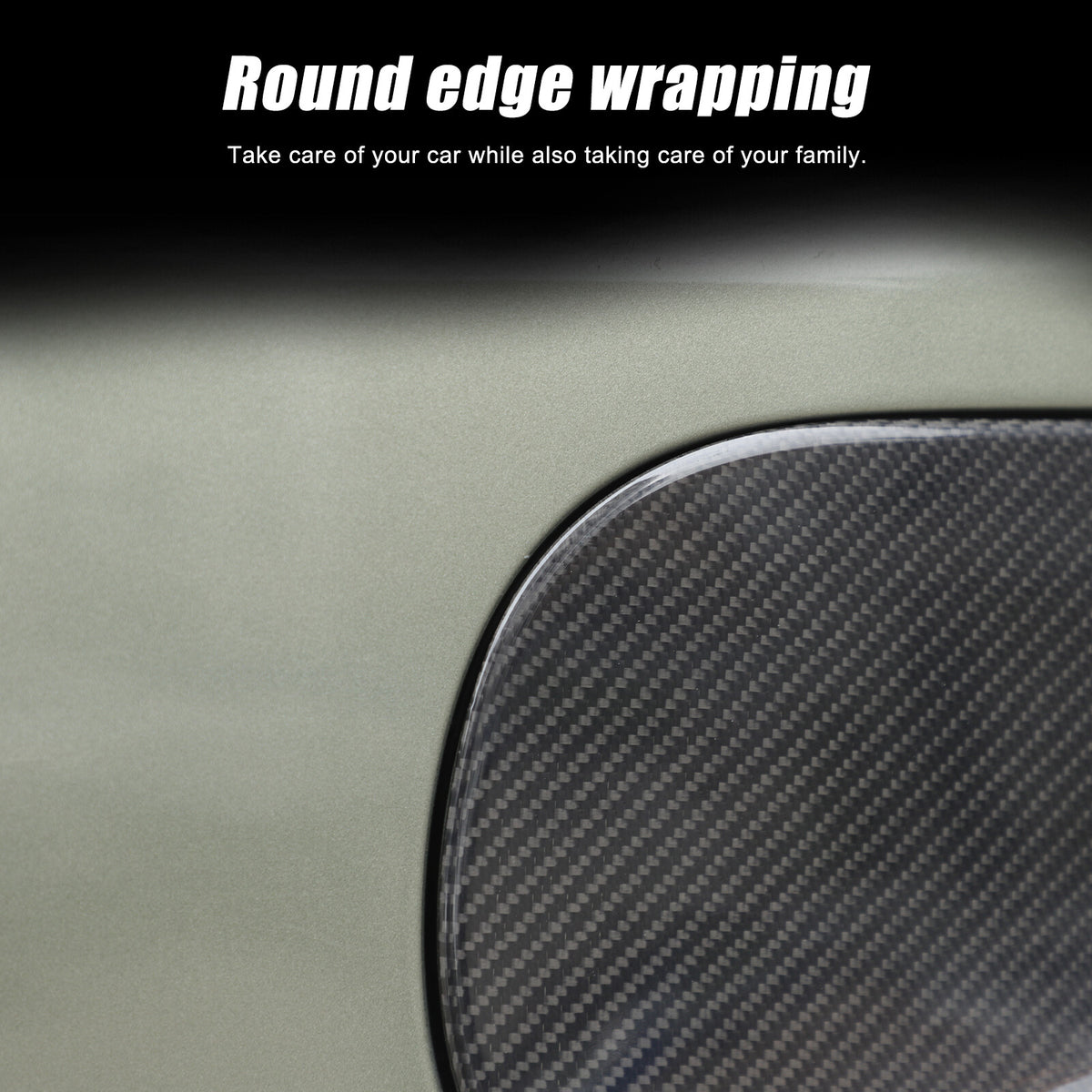 Real Dry Carbon Fiber Fuel Tank Cap Trim Cover For LR Defender L663 2020-25 12