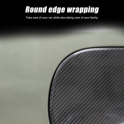 Real Dry Carbon Fiber Fuel Tank Cap Trim Cover For LR Defender L663 2020-25 12
