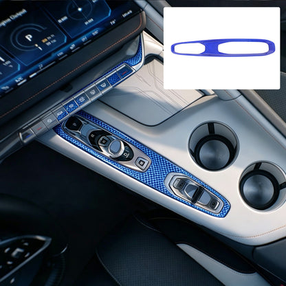 Blue Real Carbon Fiber Gear Shift Indicator Trim For Corvette C8 2026+ 15