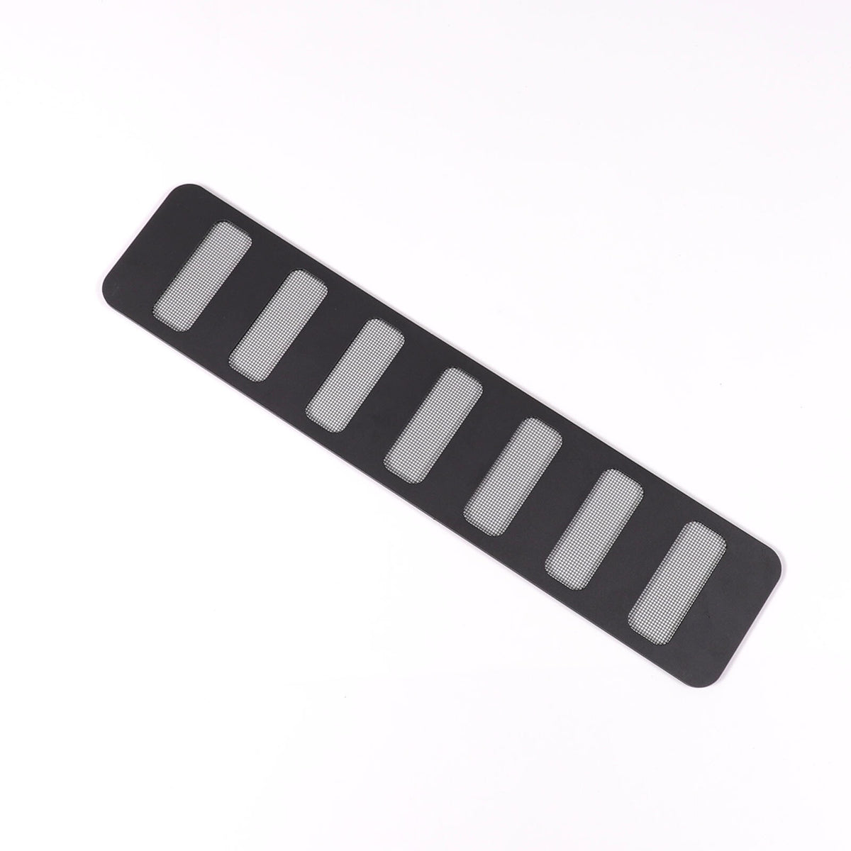 Black Alloy Black Front bumper Lower Grille Trim Cover For Hummer H2 2003-2009 18