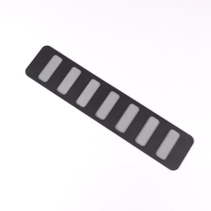 Black Alloy Black Front bumper Lower Grille Trim Cover For Hummer H2 2003-2009 18