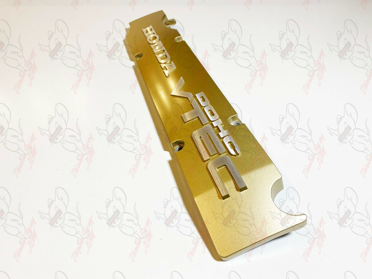 HONDA GENUINE S2000 AP2 F22C SPARK PLUG IGNITION COIL GOLD COVER OEM 6