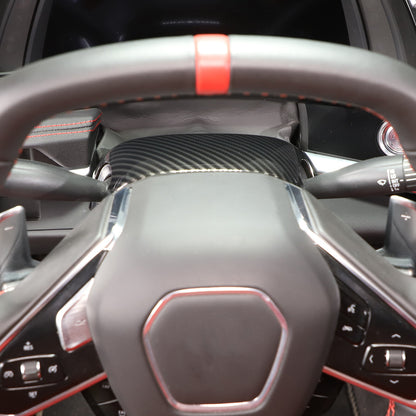 Carbon Fiber ABS Interior Full Decor Cover Trim Kit For Corvette C8 2020-2025 - Styles 26-30 37