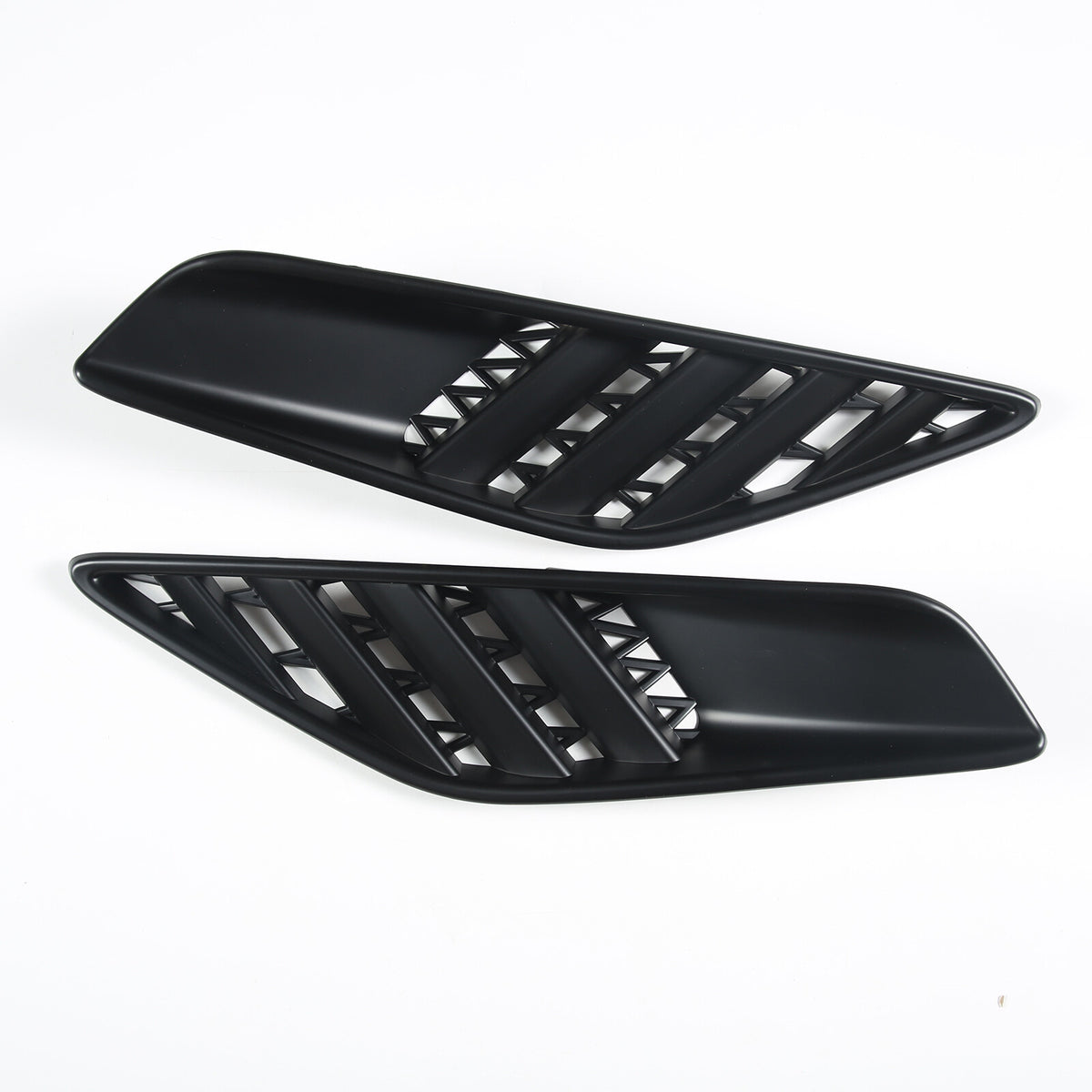 Matte Black ABS Fender Air Vent Outlet Trim For Corvette C7 2014-2019 6