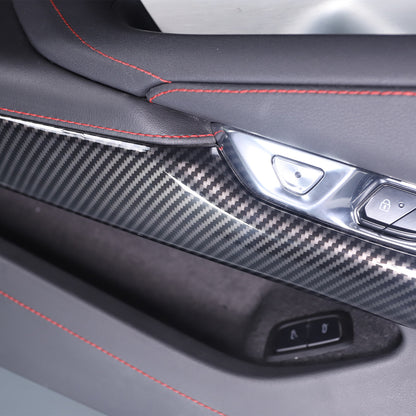 Carbon Fiber ABS Interior Full Decor Cover Trim Kit For Corvette C8 2020-2025 - Styles 41-45 41