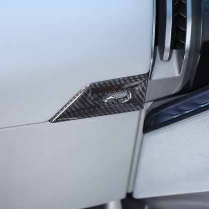 Real Carbon Fiber Dash Side Air Vent Trim Cover For BMW X3 G45 2025+ 18