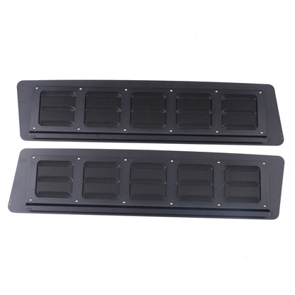 Aluminum Rear Door Window Louver Air Vent Panel Trim For Toyota RAV4 XA60 2026+ 3