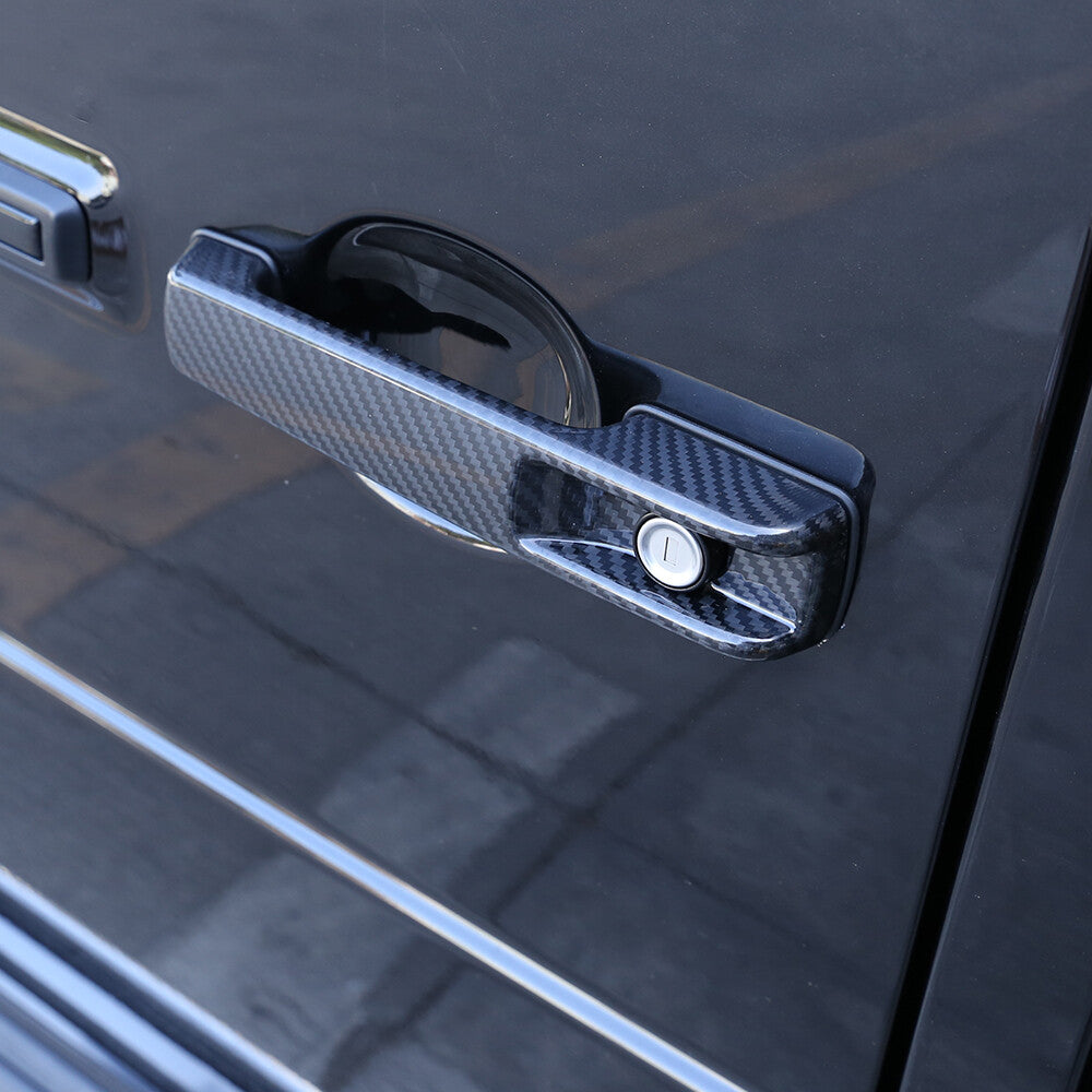 Carbon Fiber For Benz G Class W463 G350 G400 G500 2019+ Door Handle Cover 3