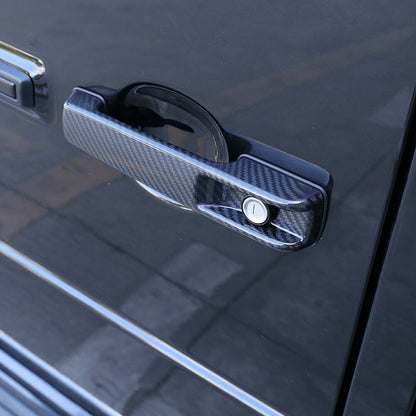 Carbon Fiber For Benz G Class W463 G350 G400 G500 2019+ Door Handle Cover 3