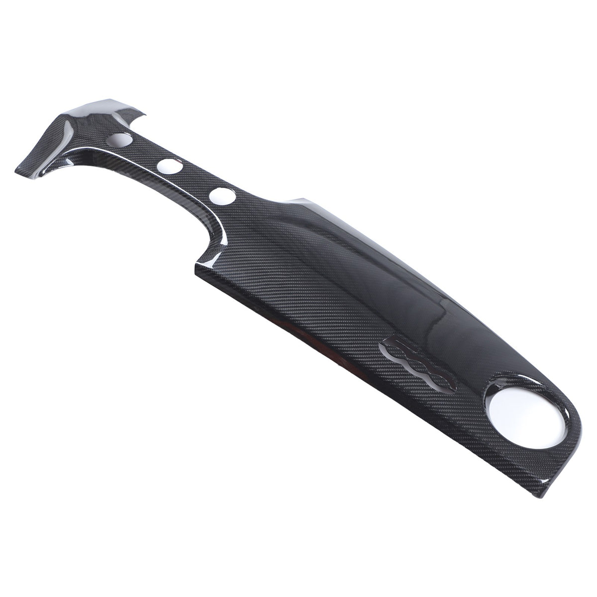 Real Carbon Fiber Dashboard Panel Trim Cover For Fiat 500 312 2007-2015 16