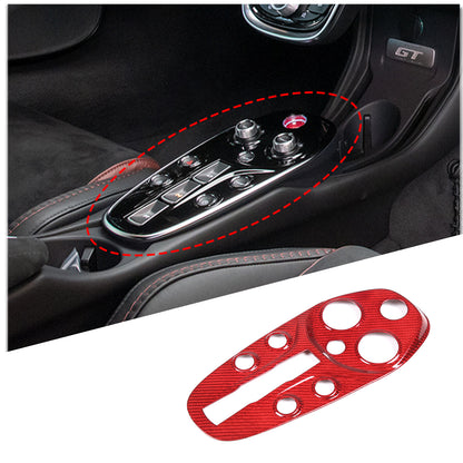 Carbon Fiber Central Console Gear Shift Panel Trim For McLaren GT 2019-2022 1