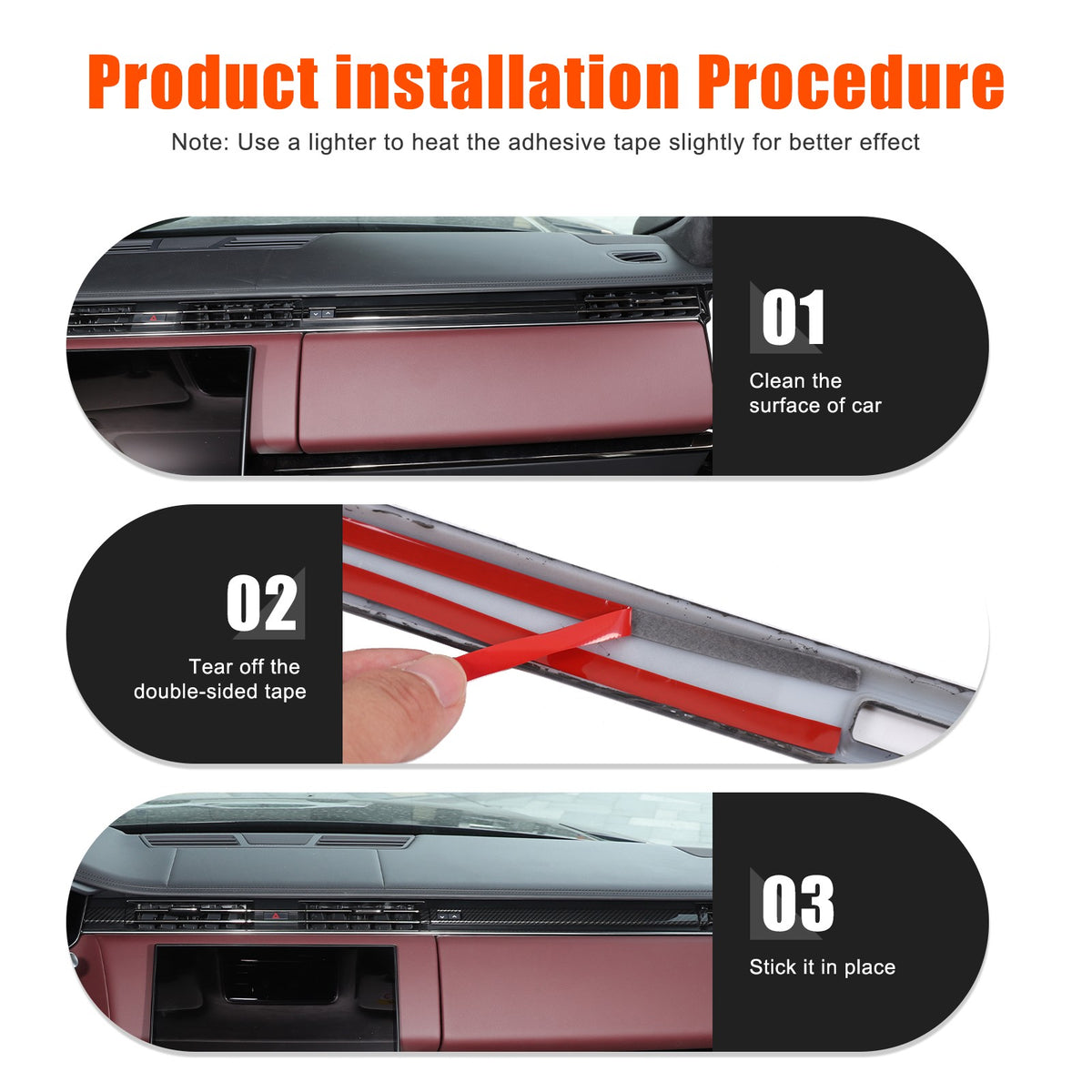 Carbon Fiber Dashboard Air Vent Side Trim For LR Range Rover Sport/Vogue 23+ US 6