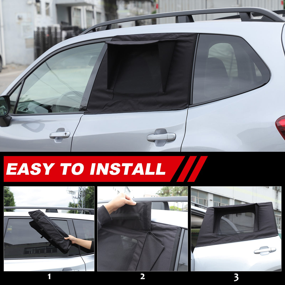 Rear Window Sunshade Visor For Subaru Forester SK 2019-2024 5