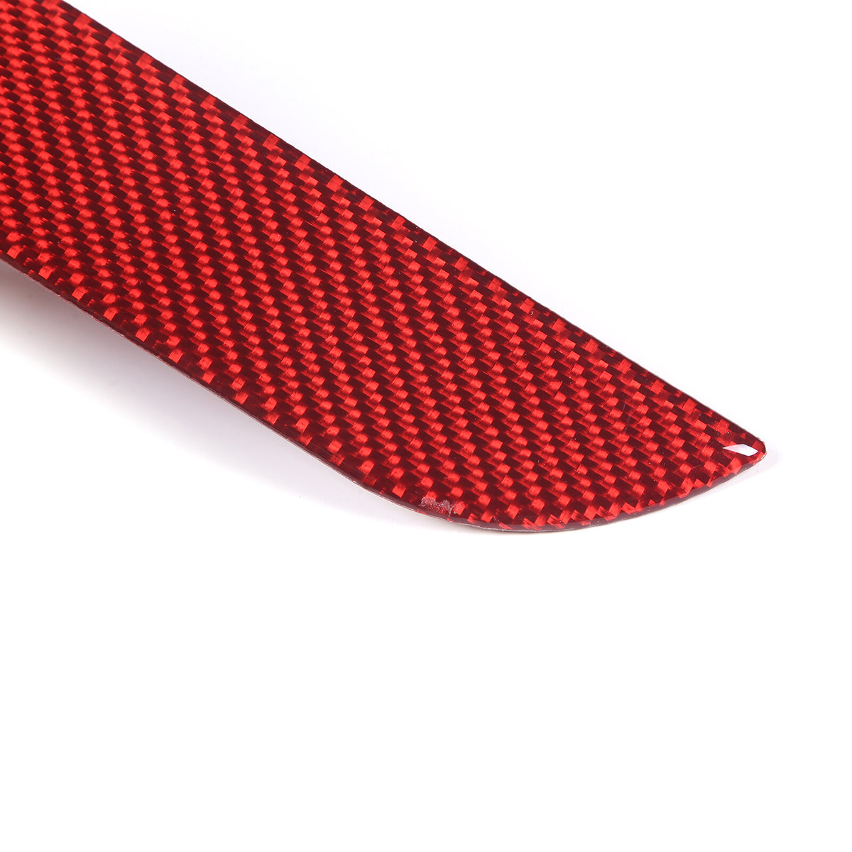 Red Soft Carbon Fiber Interior Decor Trim Kit Cover Set For Corvette C8 20-25 118
