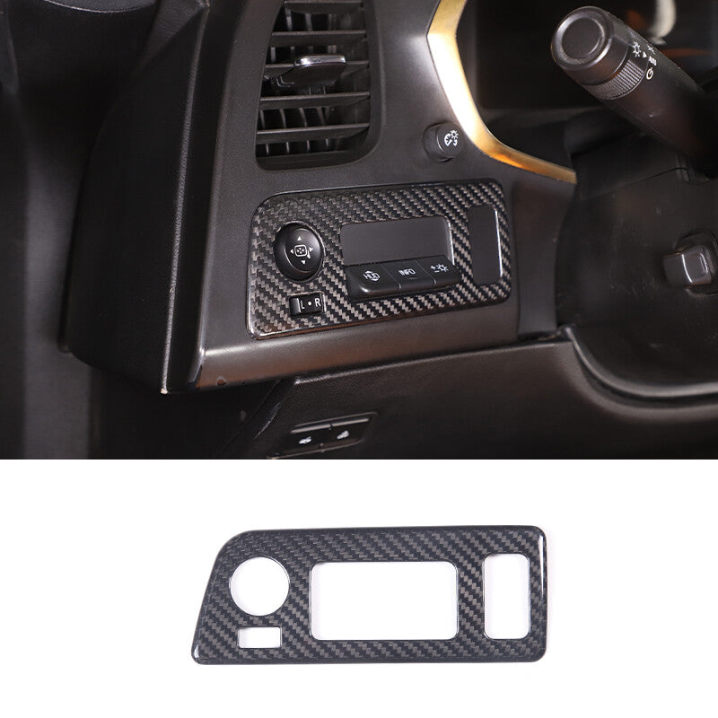 Real Carbon Fiber Interior Dashboard Trim Cover Decor Kit For Corvette C7 14-19 20