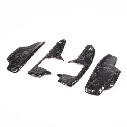 Forged Real Carbon Fiber Gear Shift Paddles Paddle Shifters For Corvette C8 20+ 16