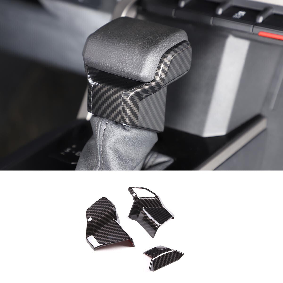 ABS Carbon Fiber Interior Full Set Panel Cover Trim Kit for Toyota Tacoma 24-26 - Styles 1-5 1