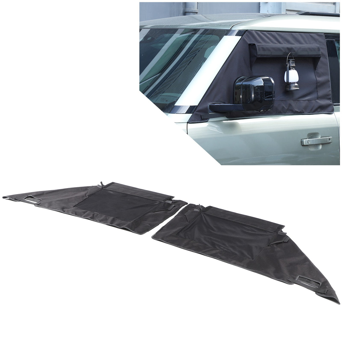 Front Door Window Sun Shade Cover For Land Rover Defender L663 2020+ US 11