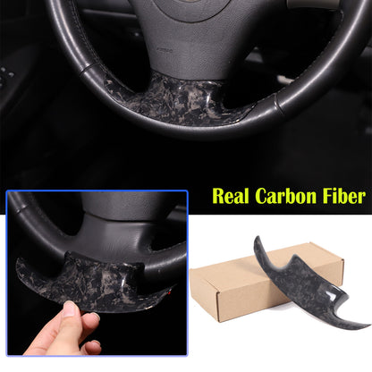 Forged Real Carbon Fiber Steering Wheel Lower Cover Trim For Corvette C6 2005-13 1