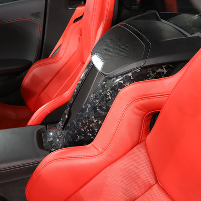 Forged Real Carbon Fiber Full Interior Set Cover Trim Kit For Corvette C8 20-25 - Variants 1-5 15