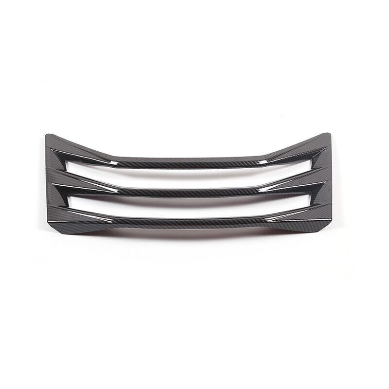 ABS Carbon Rear Hood Scoop Air Vent Cover Trim For Corvette C8 Convertible 20+ 3