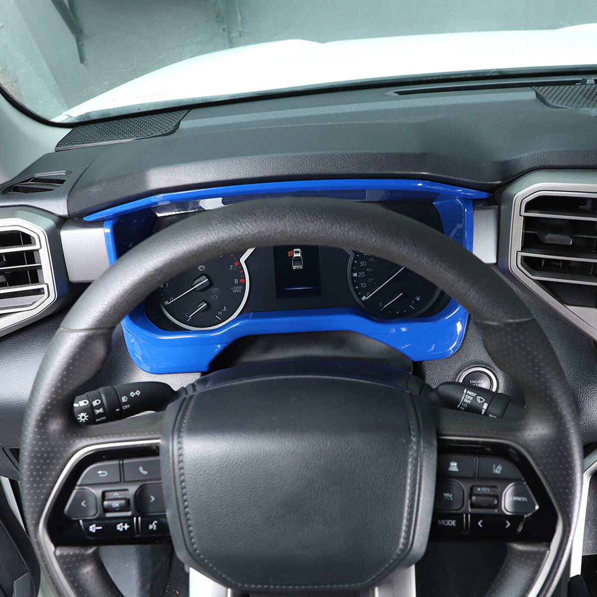 ABS Blue Car Center Panel Trim Interior Accessories For Toyota Tundra 2022-2026 - Variants 11-14 35