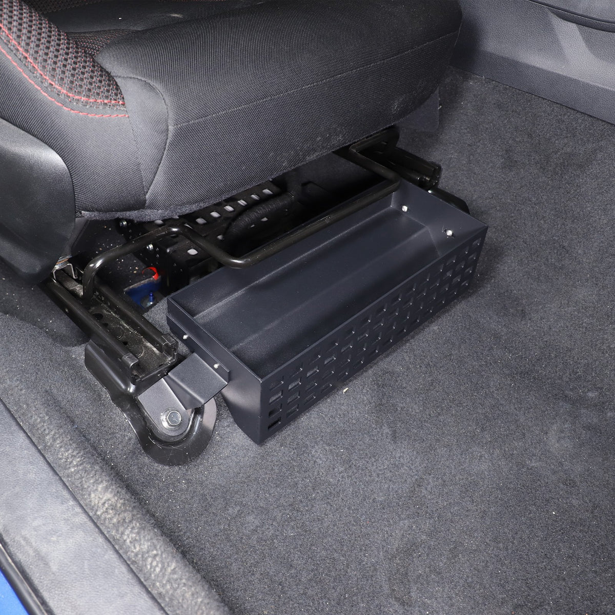 Aluminum Passenger Seat Under-Seat Storage Basket For Subaru WRX VB 2022+ 1