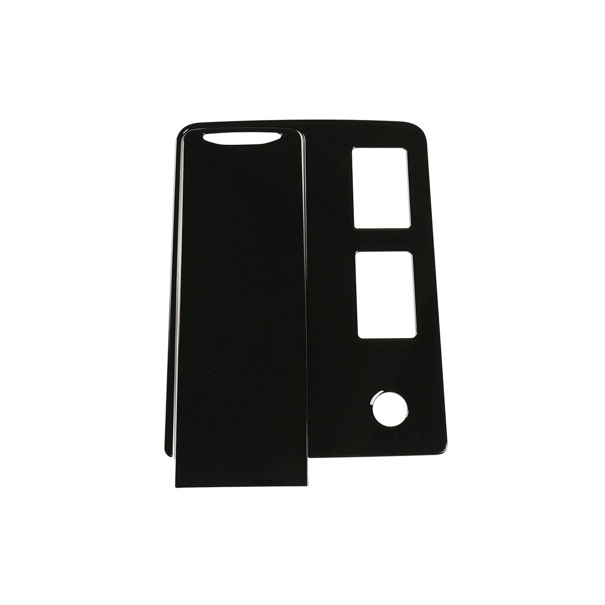 Glossy Black Center Gear Shift Cover Trim for Land Rover Discovery 5 2020-21 10