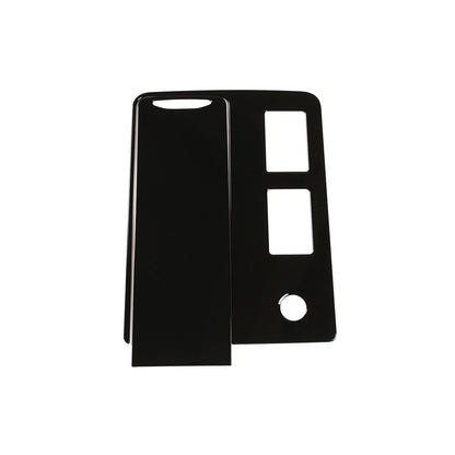 Glossy Black Center Gear Shift Cover Trim for Land Rover Discovery 5 2020-21 10