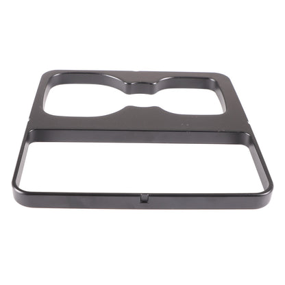 Black Aluminum Cup Holder Spacer Riser For Land Rover Defender L663 2020-2021 5