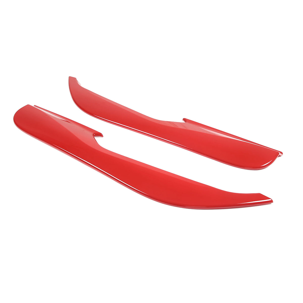 Sports Red ABS Interior Door Anti-kick Panel Cover Trim For Corvette C8 20+ US 11
