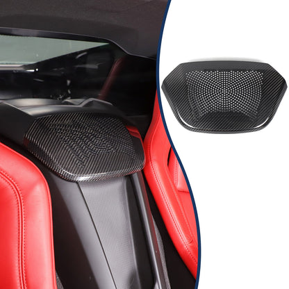 Real Carbon Fiber Rear Waterfall Speaker Grille Trim For Corvette C8 Z51 20+ US 8