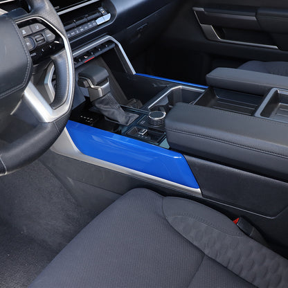 ABS Blue Car Center Panel Trim Interior Accessories For Toyota Tundra 2022-2026 - Variants 11-14 9