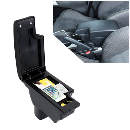 Center Console Armrest Storage Box Black Central Container For Nissan Juke 10-19 17