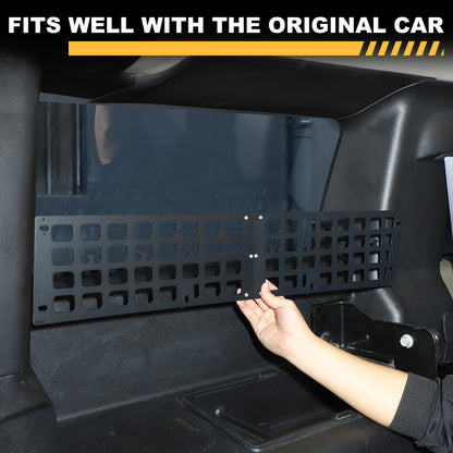 Carbon Steel Aluminum Rear Side Window Molle Panel For Hummer H2 2003-07 4