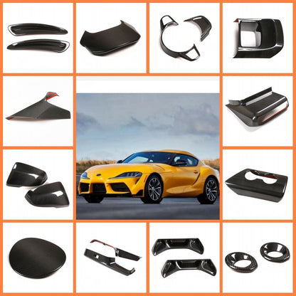 Carbon Fiber Car Accessories Interior exterior Cover Trim For Toyota Supra 19-24 1