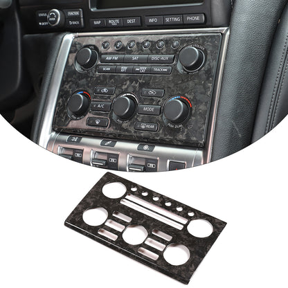 Forged Carbon Fiber Central Control Volume Panel Trim for Nissan GTR R35 08-16 8