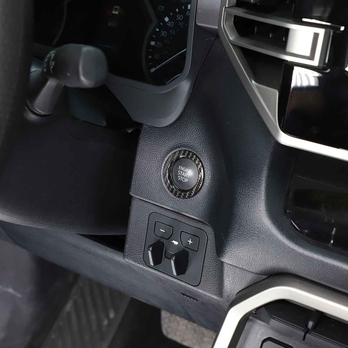ABS Carbon Fiber Interior Set Cover Trim Kit For Toyota Tundra Sequoia SR 22+ - Styles 1-5 20