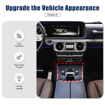Rolls-Royce Real Carbon Fiber Center Panel Trim For Benz G-Class W464 2019-24 6