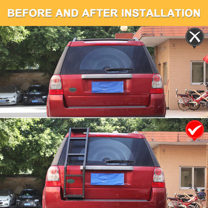 Off-Road Rear Hatch Tailgate Ladder For LR Freelander 2 LR2 L359 2007-15 US 9