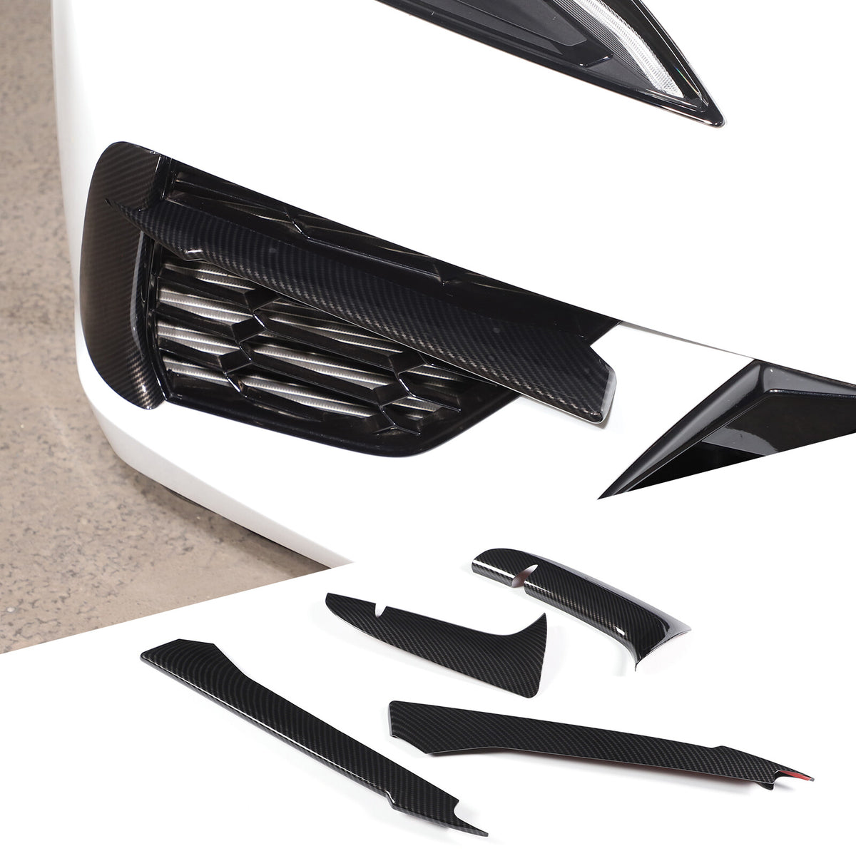Car Exterior Decoration Cover Trim Kit Accessories For Corvette C8 Convertible - Styles 1-5 38
