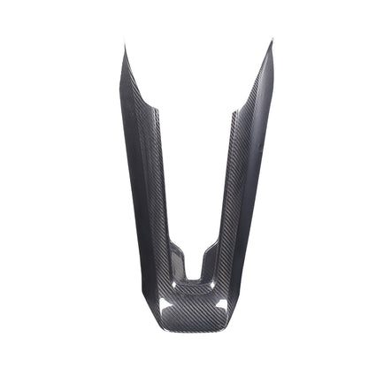 Real Carbon Fiber Waterfall Center Wireless Charger Cover For Corvette C8 20-26 9