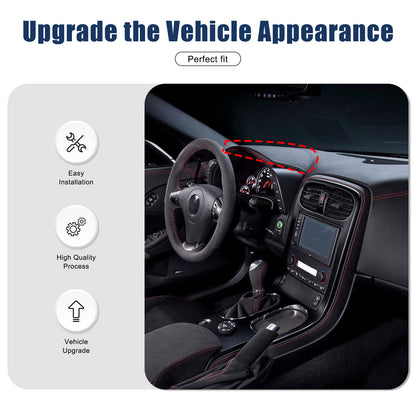 Real Carbon Fiber Interior Center Console trim For Corvette C6 2005-2013 69